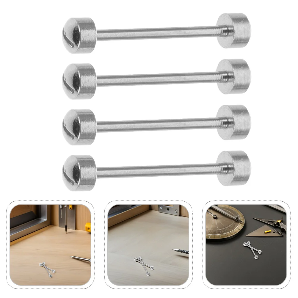 

4Pcs Watch Screw Tubes Steel Replacement Strap Connector Rods Watch Screws Lug Pins Repair Accessories Steel Rod Watchmaking