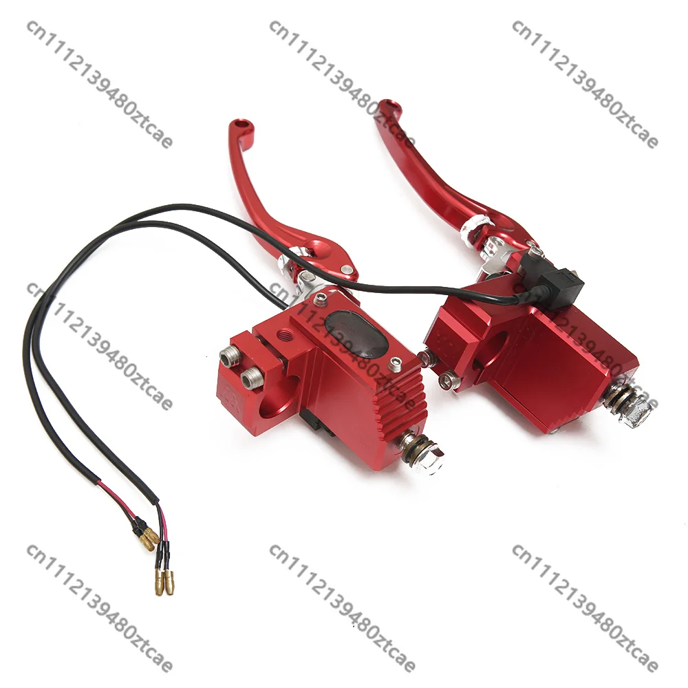 Hydraulic Circulating Disc Brake Kit Brake Lever Master Cylinder Brake Caliper For E-Bike & Electric Motorcycle
