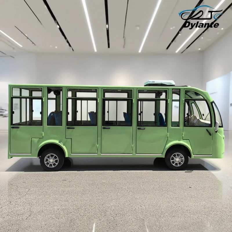 

Новый бестселлерный электрический челночный автобус в Китае для осмотра достопримечательностей в больших живописных местах и электрический туристический автобус в аэропорту