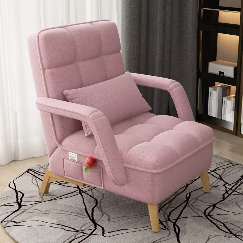Lazy Sofa European Style Tatami Living Room Bedroom Balcony Small Apartment PU No Assembly Required Internet Celebrity