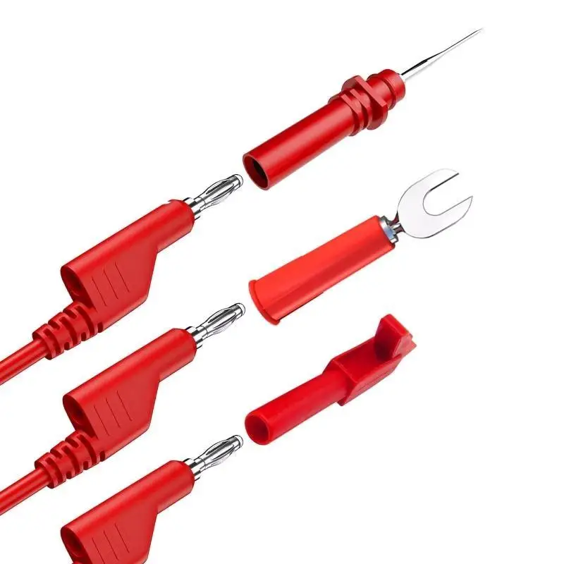 R9UF Проволочные кабели для измерительных проводов диаметром 4 мм Наборы тестовых проводов с электрическими зажимами типа или