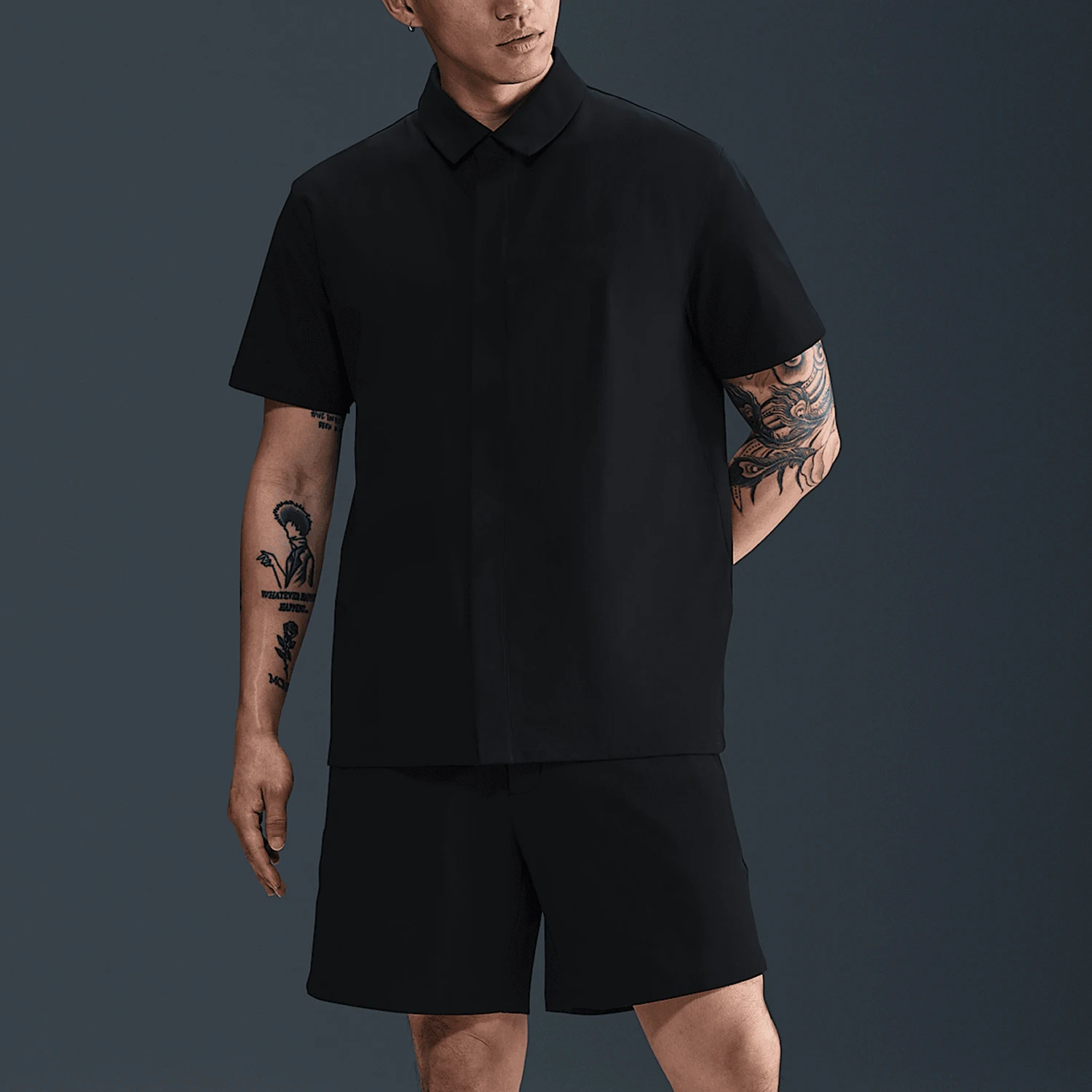 

Nike Genuine Dri-FIT Men's Collared Daily UV Protection Loose T-Shirt HQ6959-010