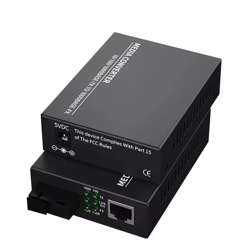 

SC Гигабитный одноволоконный оптический приемопередатчик 10/100/1000 Мбит/с HTB-GS03AB 3-20 км