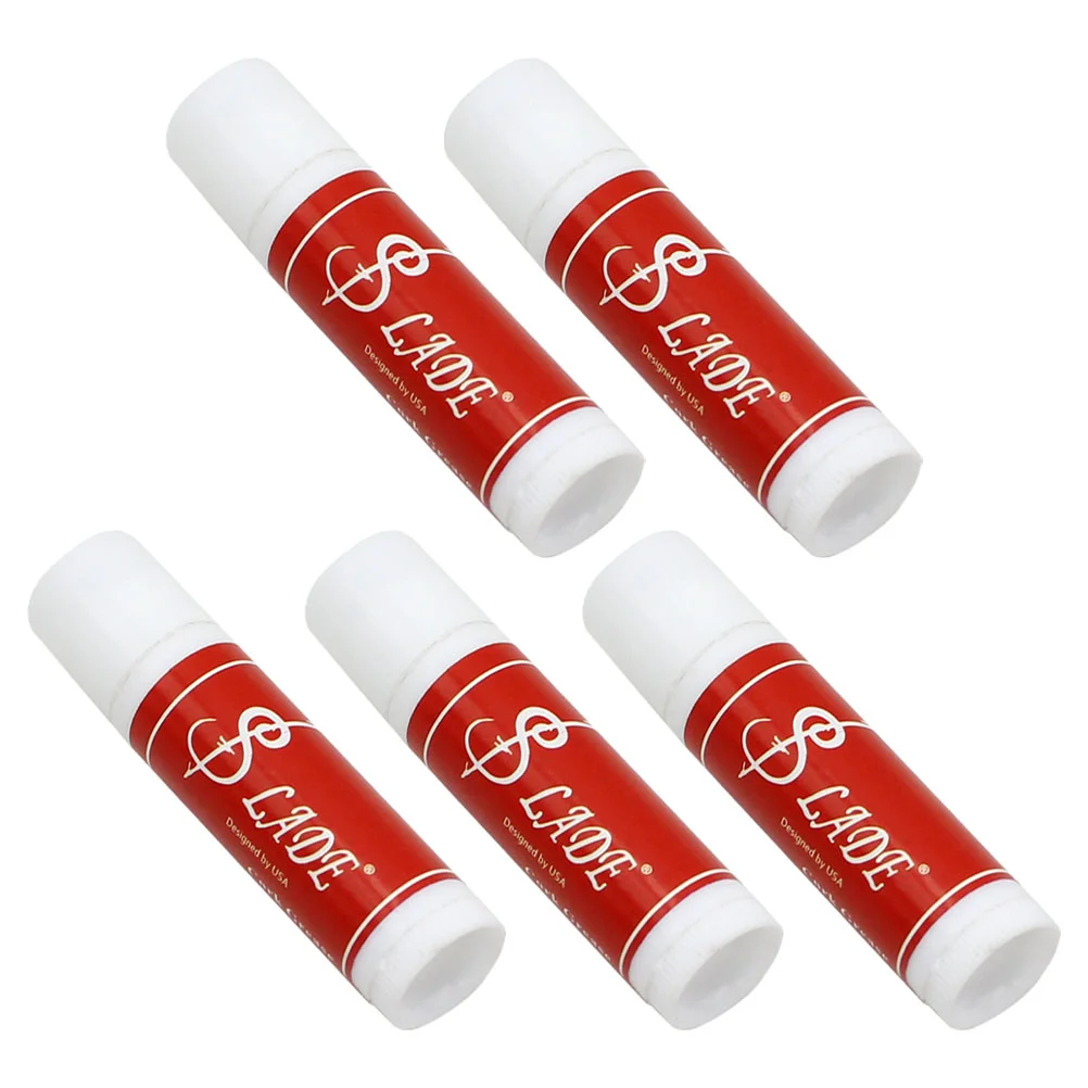 5 Pcs Sax Cork Paste Lubricate Cream for Flute Grease Supplies Tube Saxophone Reed Instrument