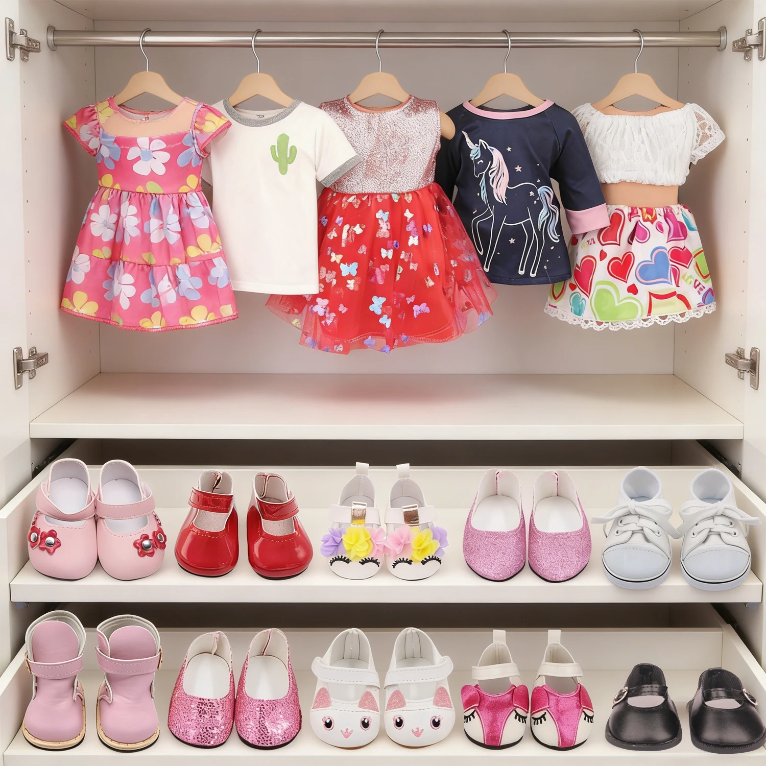 T-Shirt+Denim Short… - image