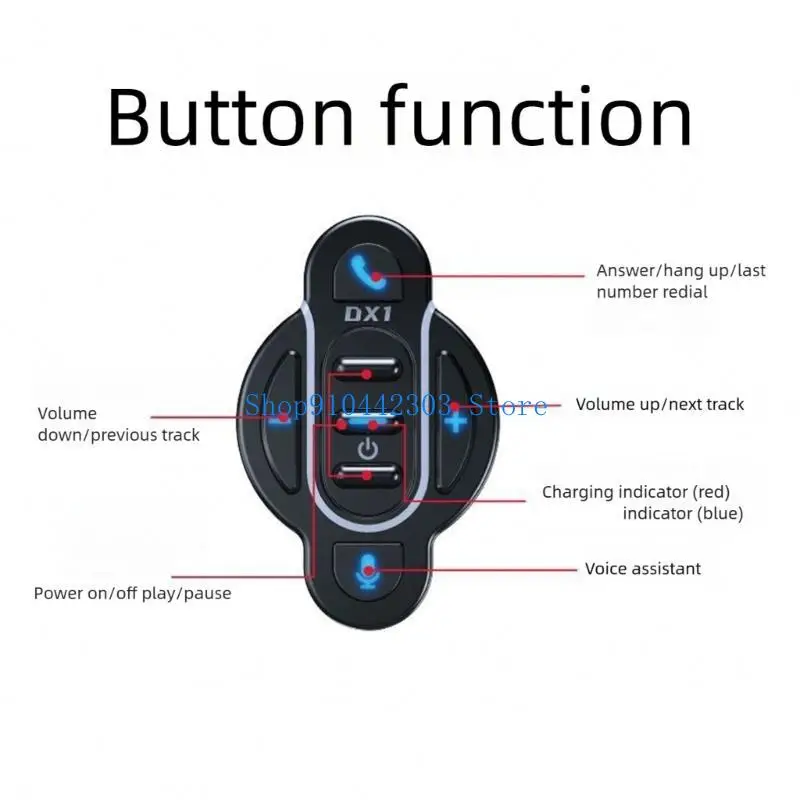 

Руль L4MD Bluetooth-совместимый контроллер для мотоциклов Длительное время автономной работы Бесшовное управление музыкой к