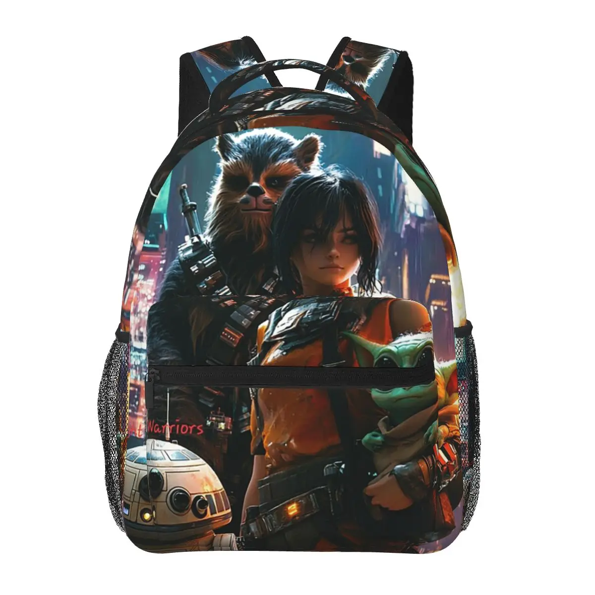 

Sci-fi Warriors Backpack Hot Sale Daypack Large Capacity Boys Girls BookBag School Bag Shoulder Bags for Men Women