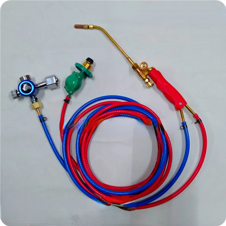 DA4K4L Portable Welding Torch Refrigeration Maintenance Welding Tool Thin Tube Combination Set H01-2 Small Welding of Copper