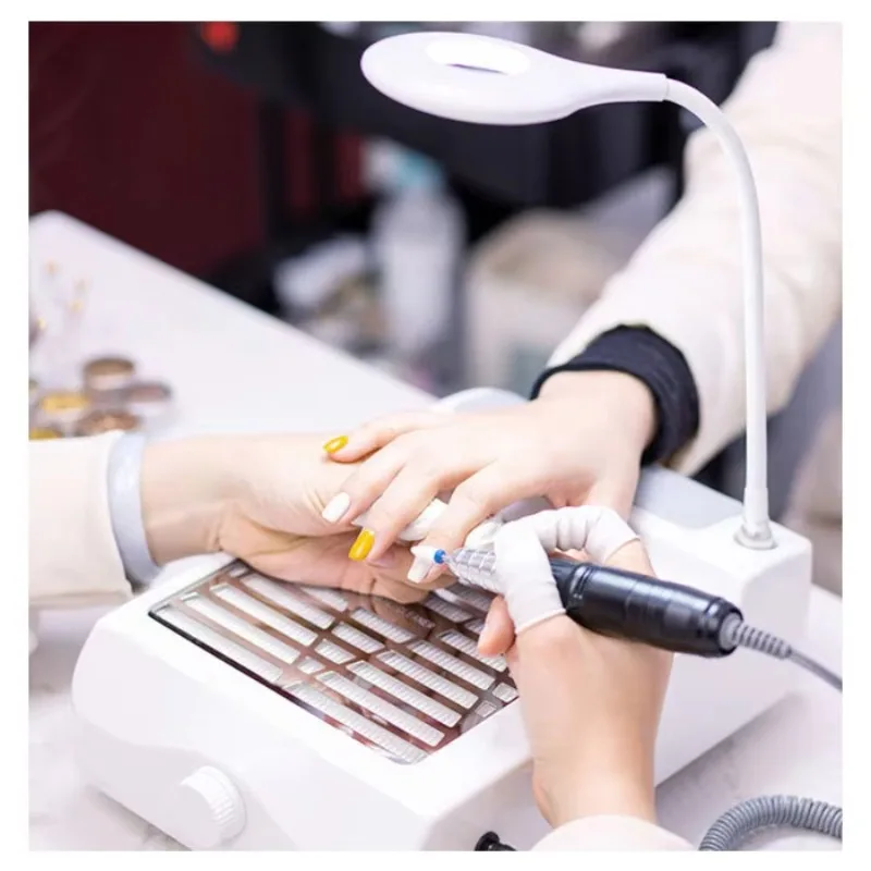 Manufacturer Wholesale Nail Dust Cleaner 80 Watt Vacuum Cleaner, Nail Salon Equipment, With Powerful Nail Fan, Factory OEM ODM