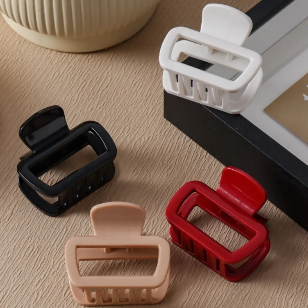 Flexible Unsnappable Hair Claw Clips Anti Collision Protection Non-Slip Ponytail Hairpins Comfortable Soft Silicone Shark Clip