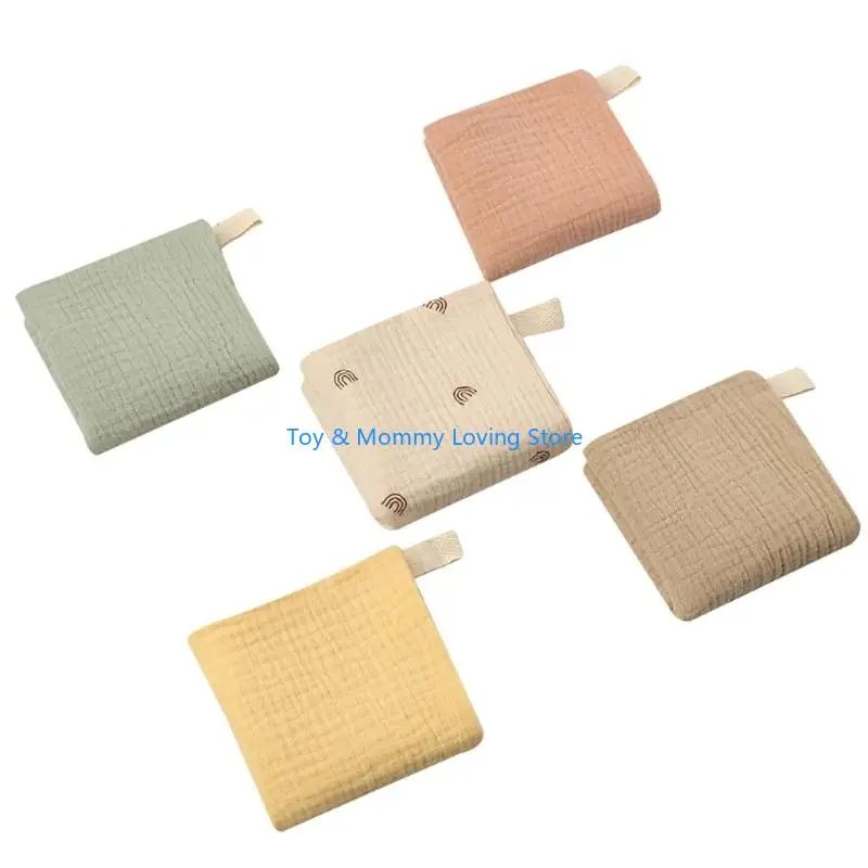 

Y1QF Easy-Washing & Reusable Nursing Towel for Toddlers Boys Girls Soft Cotton 5 Pack Wide Usage Baby Washcloths