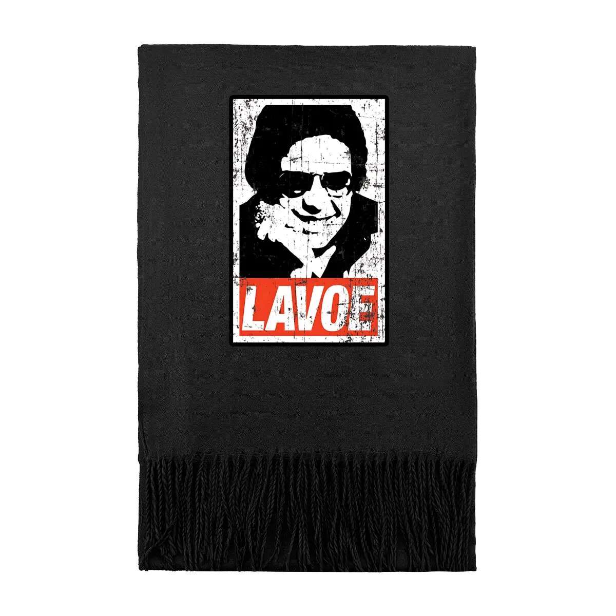 Lavoe Portrait Design Hommes Femmes Hiver Chaud Longue Écharpe