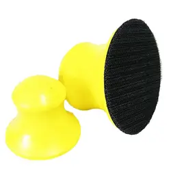 2/3/4 Inch Sanding Disc Holder Sandpaper Backing Polishing Pad Hand Grinding Blocks for Woodworking Manual Polishing Tools