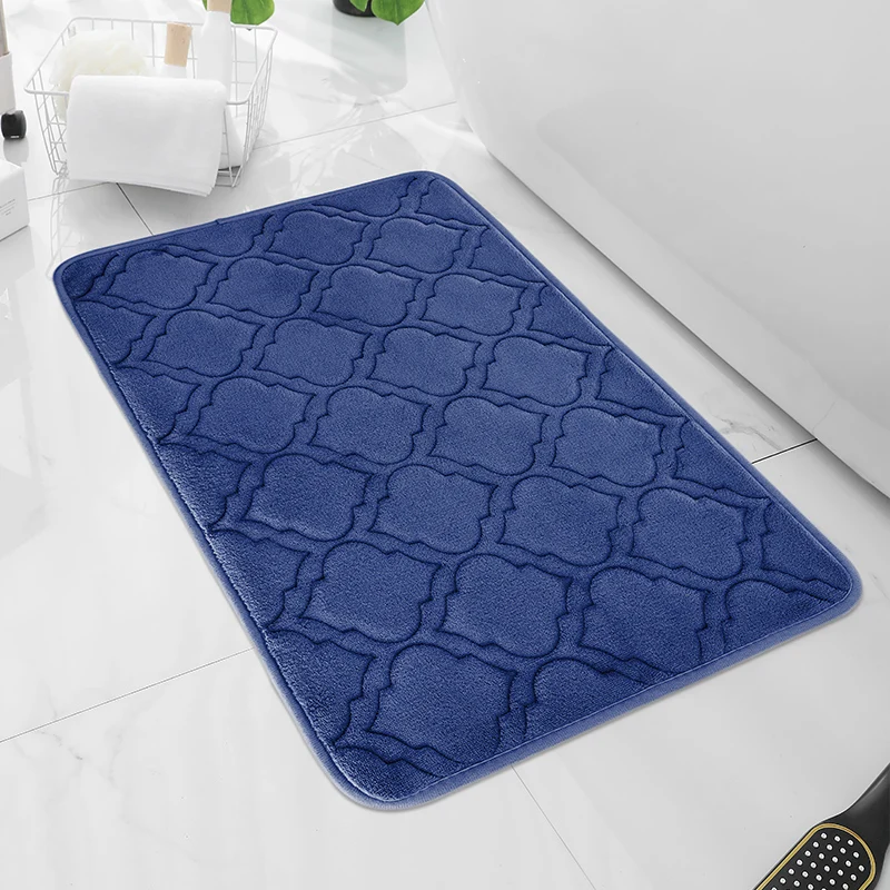 Striped Bath Mat,absorbent Quick-drying Kitchen Carpet,anti-skid Ultra-soft into the Carpet,ideal Bathroom Products for Bedroom.