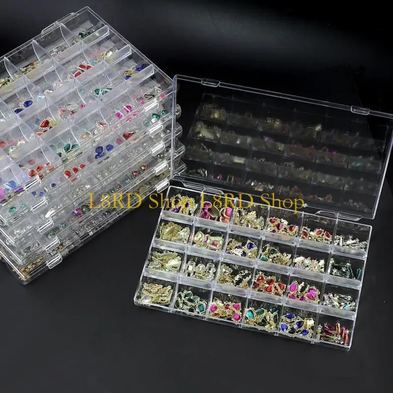 L8RD Clain Charms para uñas acrílicas, gemas uñas oro metal joyas artesanes