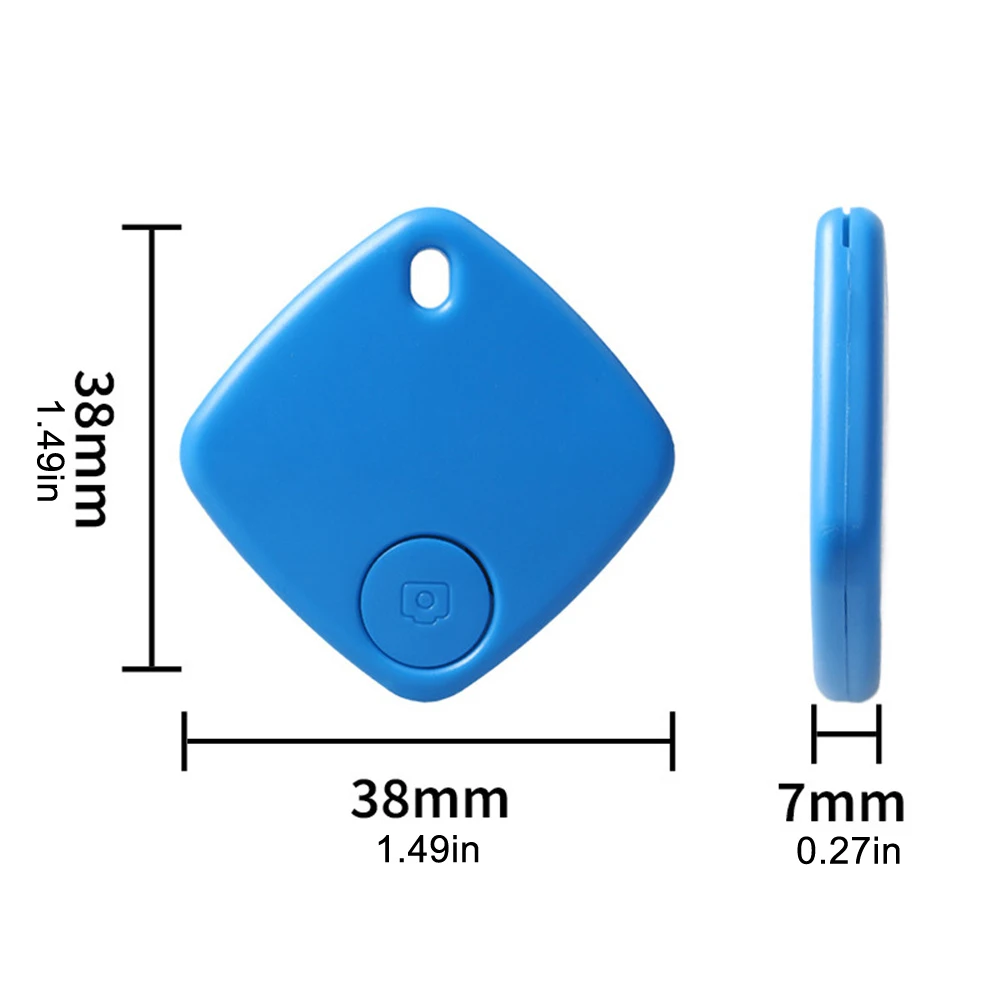 Smart Tag Mini GPS Tracker Key Bag Child Pet Finder Location Record Wireless Bluetooth Anti-lost Alarm 1PC