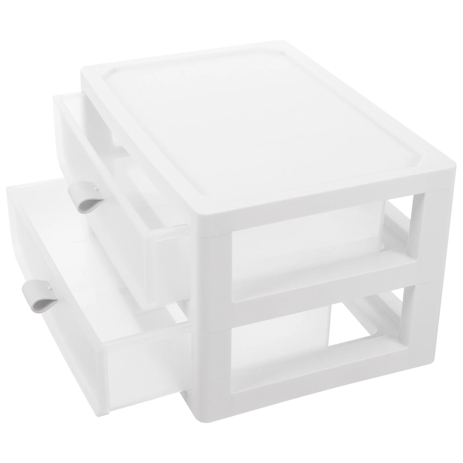 

Drawer Storage Box Desktop Drawers Shelf Plastic Container with Organizer Organization