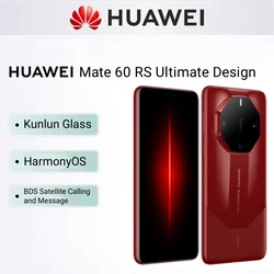 HUAWEI-teléfono inteligente Mate 60 RS, diseño Ultimate, HarmonyOS IP68, polvo/agua, batería de 5000mAh, 512GB/1TB de ROM, 48MP, Original