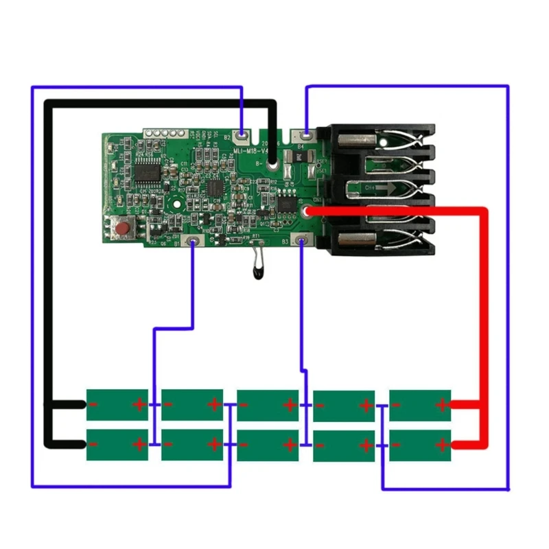 PCB Chargers Protections Panel Board for Multiple Battery Models 83CF