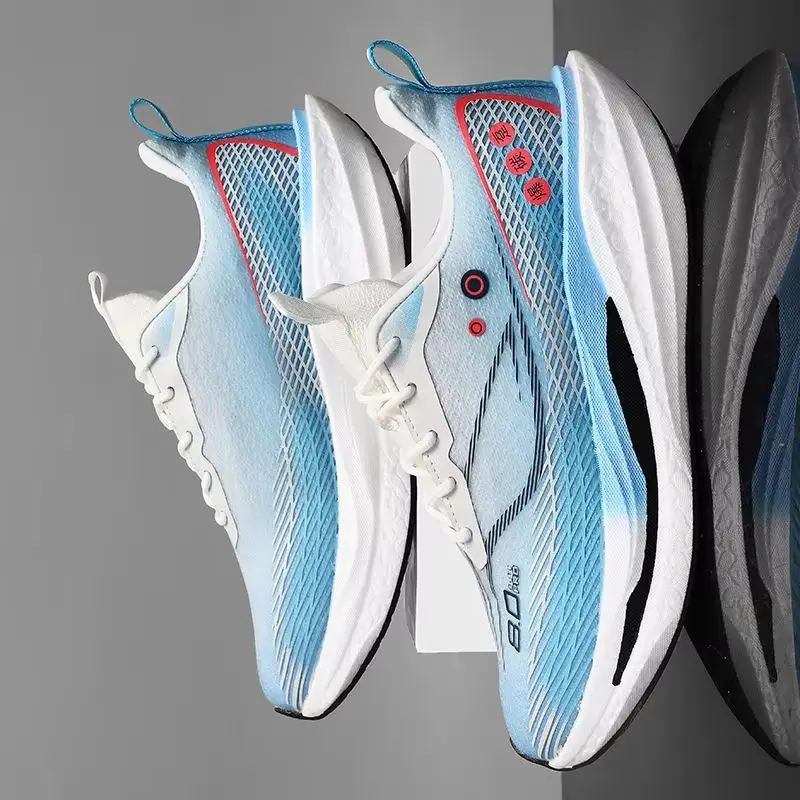 

Good Quality Running Shoes for Unisex Professional Lacing Sports Sneakers Mens Womens Mesh Breathable Male Athletic Shoe