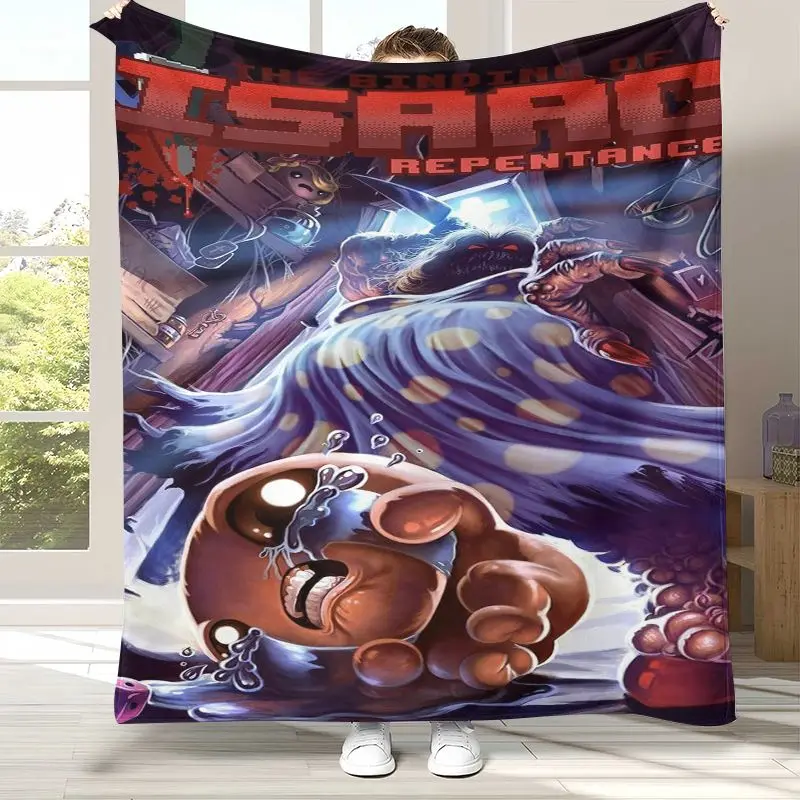 3D Game The Binding Of Isaac Soft Flannel Throw Blanket,Cozy Blanket for Bed,Sofa,Living Room,Picnic,Camping,Home Decor,Gift