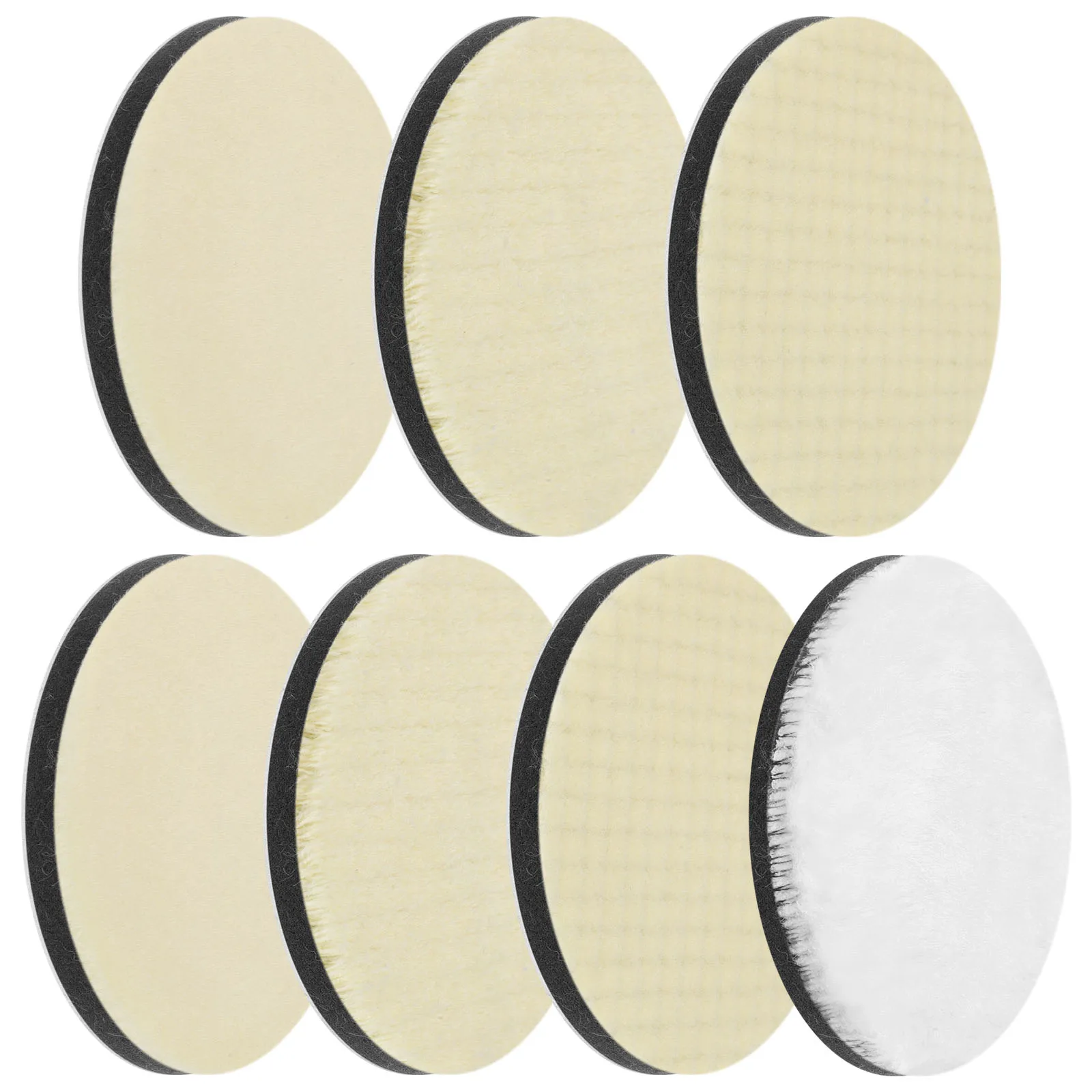 

7 pcs Polishing Disc Set Car Pads Kit Buffing Wheels Wool Ball Drill Attachment Sponge Pad Car Detailing Tools