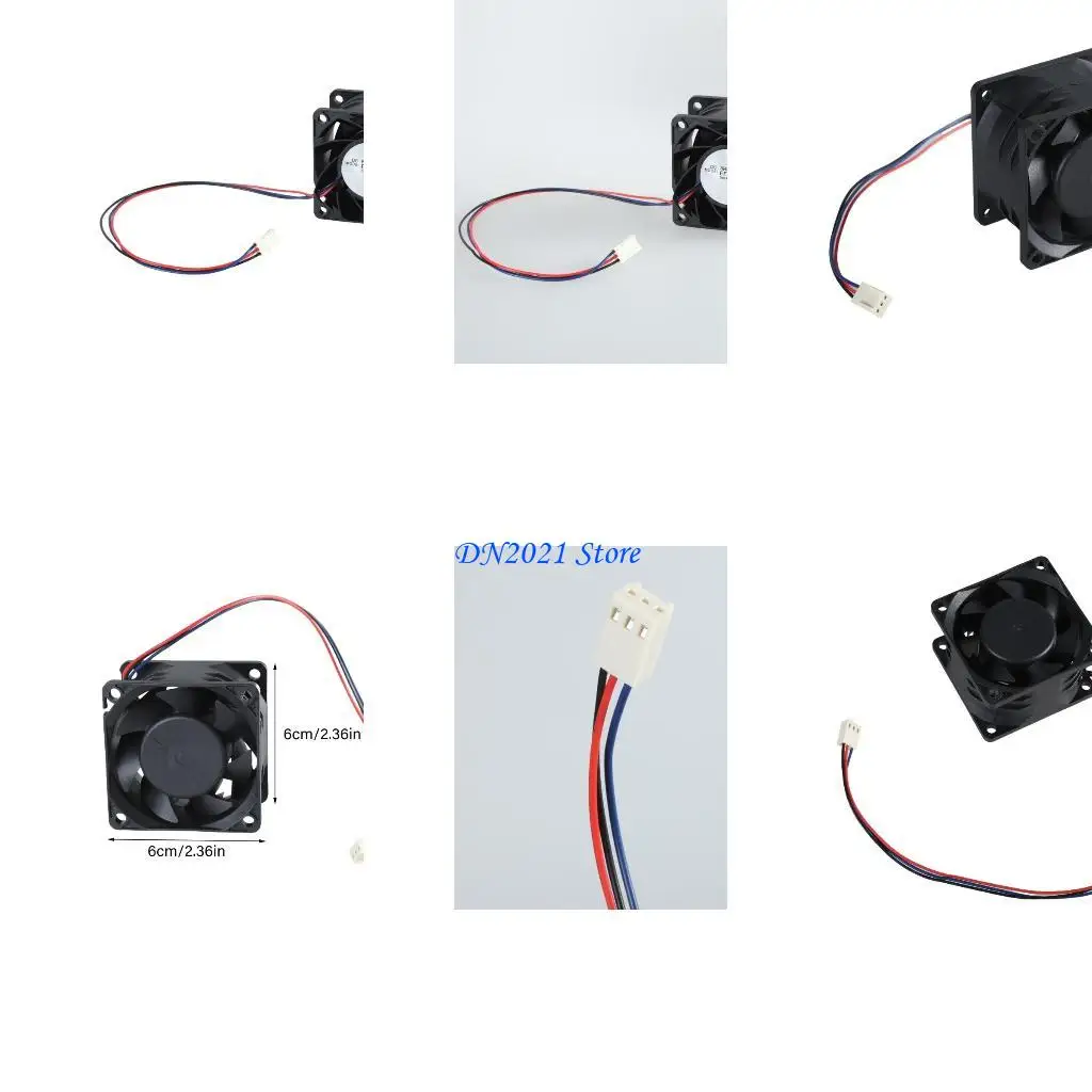 

F3KE FFB0624EHE 24V 0,57A Эффективный вентилятор циркуляции воздуха с управлением скоростью для компьютерных корпусов, рабочих и