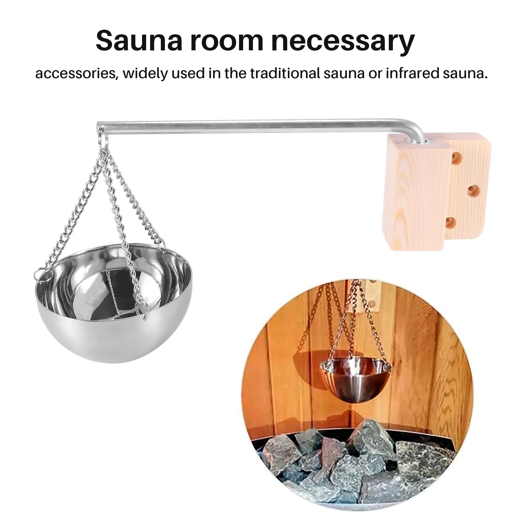 Sauna Aroma Bowl Cup Essential Oil Bowl Sauna Room Accessories Aromatherapy Essential Oil Bowl Dry Steam Room