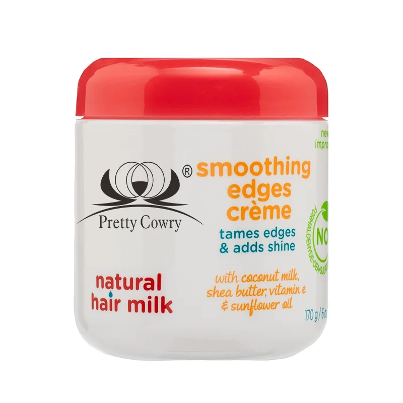 

Hair Styling Edge Control Cream, Naturally Nourishing & Smoothing, Tames Frizzy Edges, Long-Lasting Shine Without Greasy Feel
