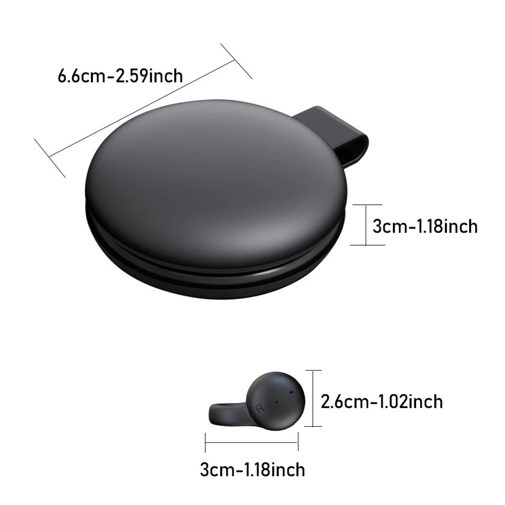 JM07 Wireless Earbuds Noise Canceling Open Ear Headset Stereo Headphones For Phone Computer Laptop Tablet