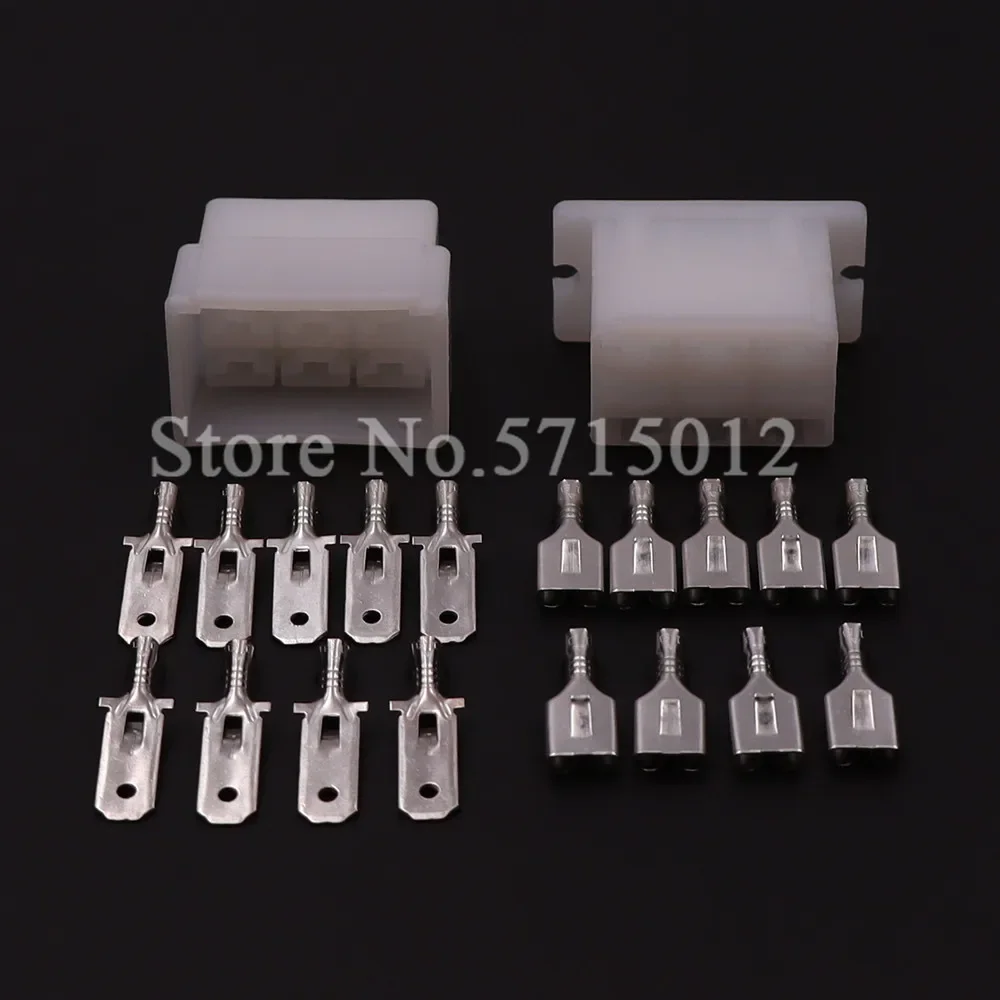 9 Hole 6.3 Series Automotive Plastic Housing Unsealed Socket Car High Current Electric Wire Connector