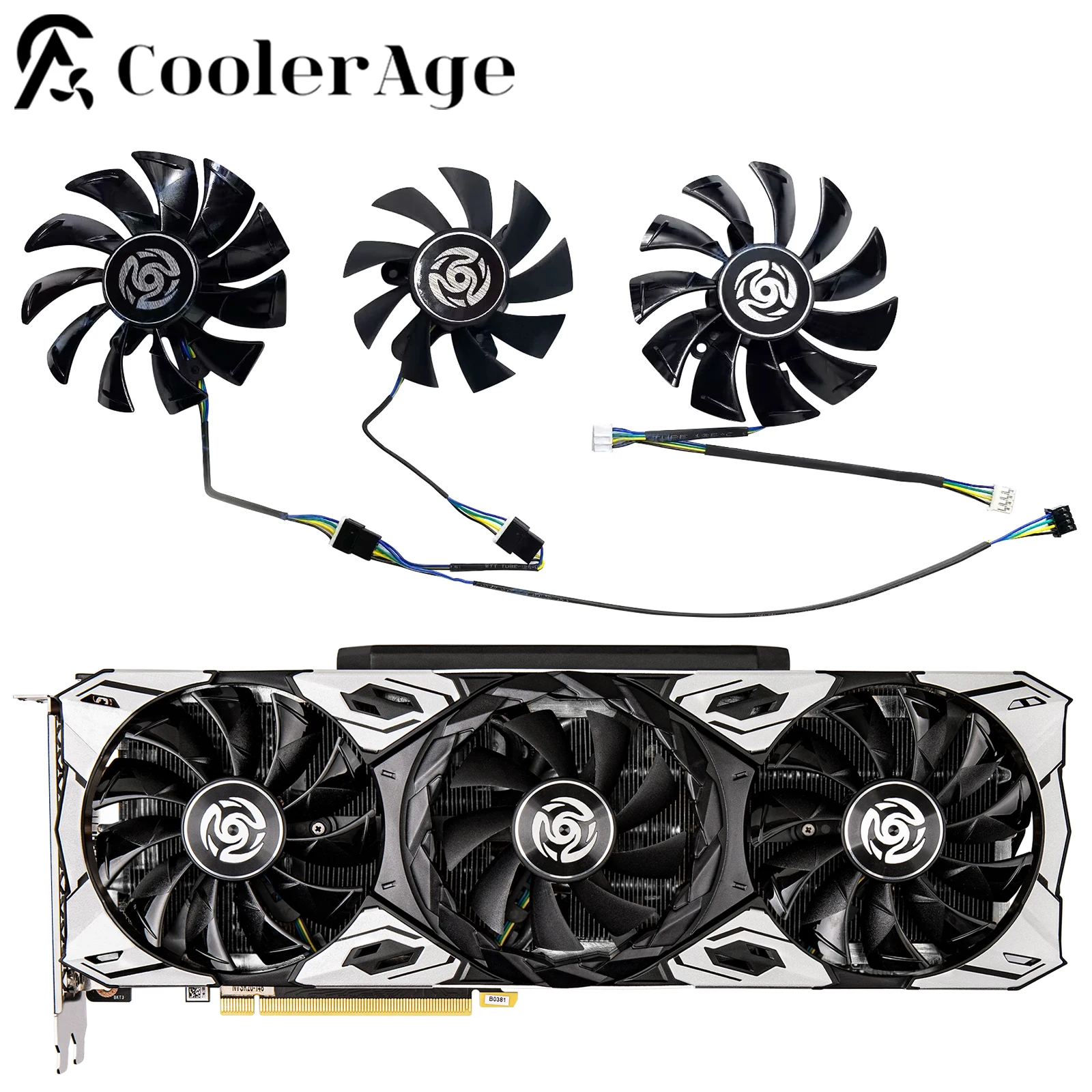 

Для ZOTAC RTX 3060 3070 3070Ti 3080 3080Ti 3090 87 мм GA92S2U 75 мм GA82S2U сменный вентилятор графической карты GPU