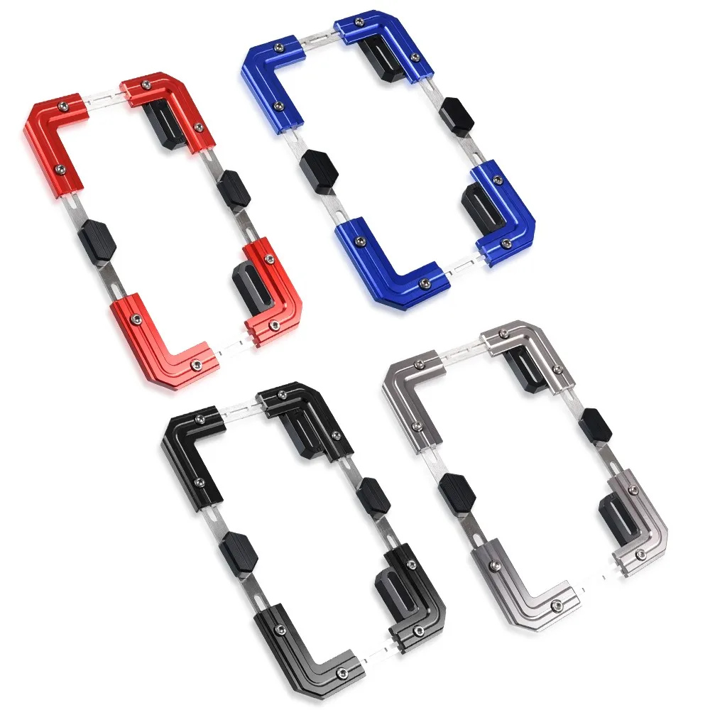 Motorcycle Scooter Individuality License Plate Frame License Plate Telescopic License Plate Universal Accessories