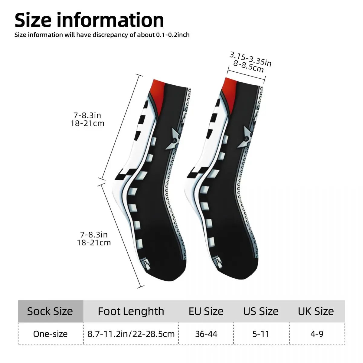 Crazy compression Nobody Boy Sock for Men Harajuku Quality Pattern Crew Sock Novelty