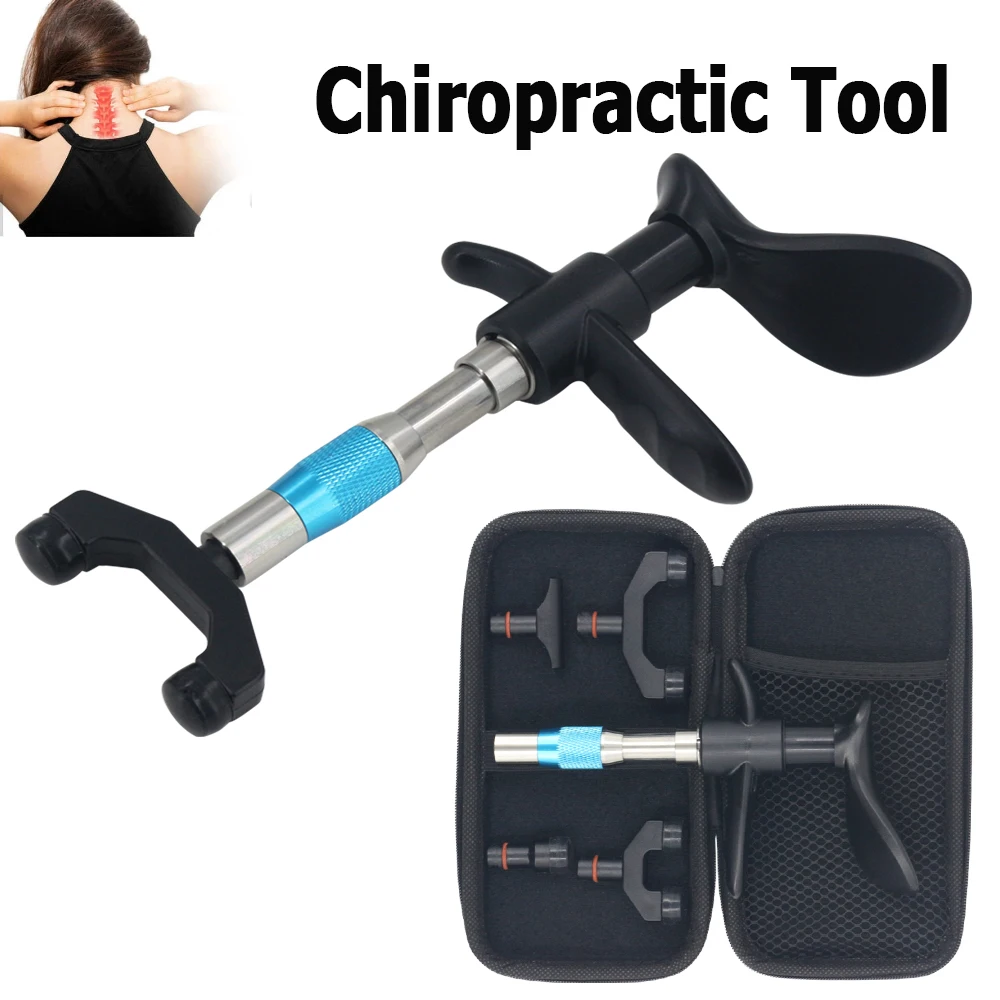 

2023 New Portable Chiropractic Adjustment Tools Manual Gun Spine Therapy Improve Body Pain Adjust Vertebration Tool Massager