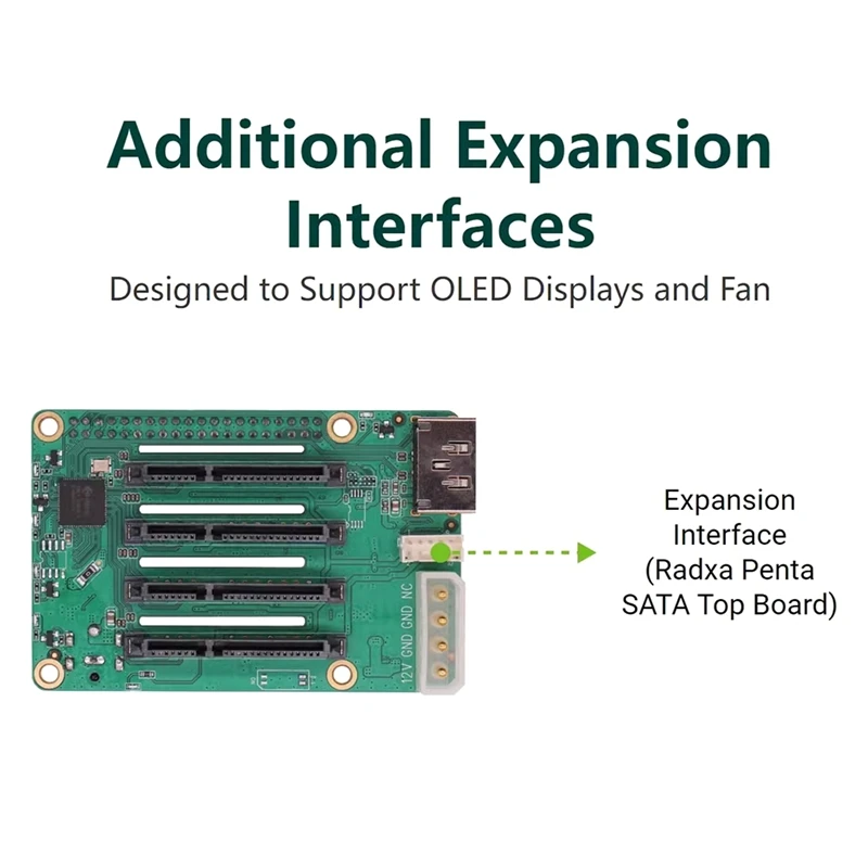 لوحة توسيع لـ 5 قبعات - ما يصل إلى 5 قبعات قرصية لـ RPI 5-ABVP #4