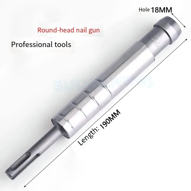 Stainless Steel Nail Driving Tool – Effortlessly Install Threaded Wall Nails for Drywall/Wood/Masonry, Ideal for Renovation