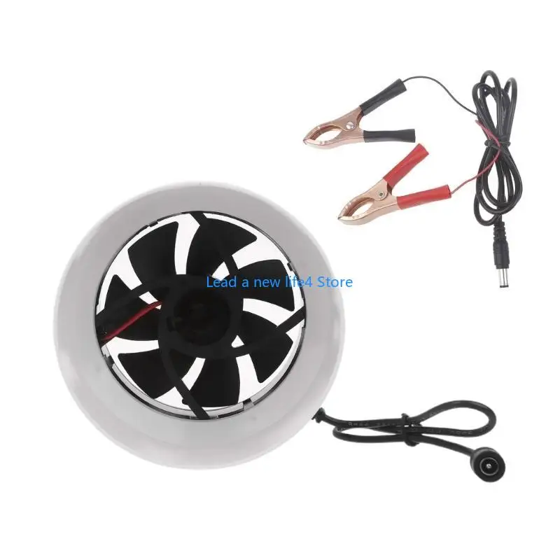 Y55E 4.3 بوصة مضمنة الداعم قناة مروحة مروحة العادم المنزل مضمنة الأنابيب مروحة قناة الحمام النازع التهوية منخفضة الضوضاء #4