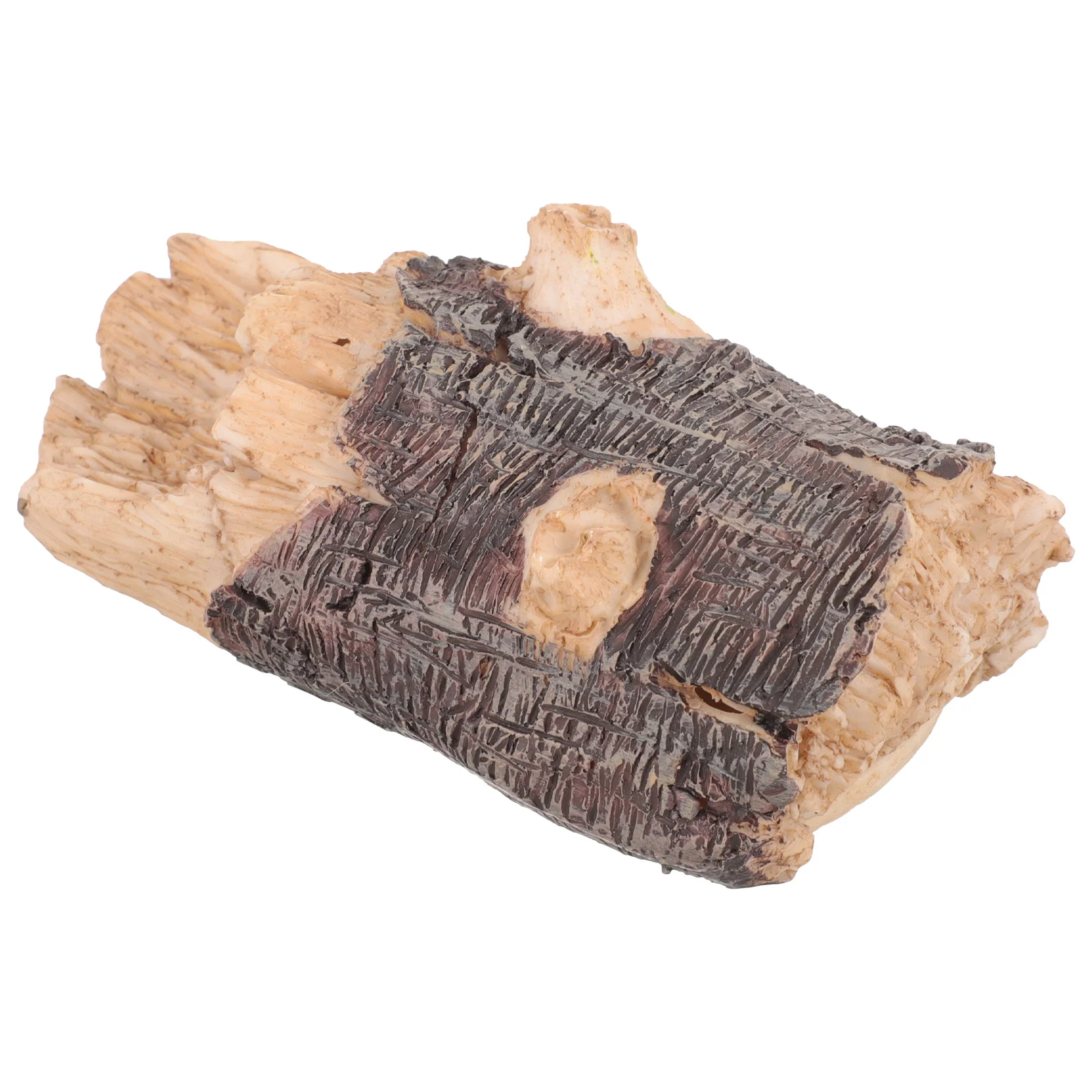 Porte-clés extérieur avec fausse souche, étui de rangement de clé de rechange, porte-clés de branche, cache-clé de jardin