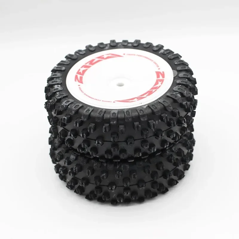 RC Car Wheels Tires for WLtoys 124008-2727 rear tire set 124008-2726 front tire set Remote Control Car Upgrade Parts Rubber Tyre