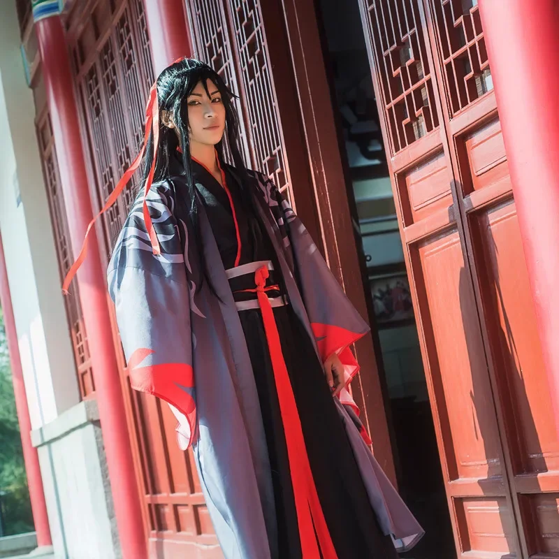 The Untamed-Disfraz de Hanfu Magic Road para hombre, ropa de bebé Wei Wuxian Patriarch, películas de Anime, conjunto de disfraces de Cosplay