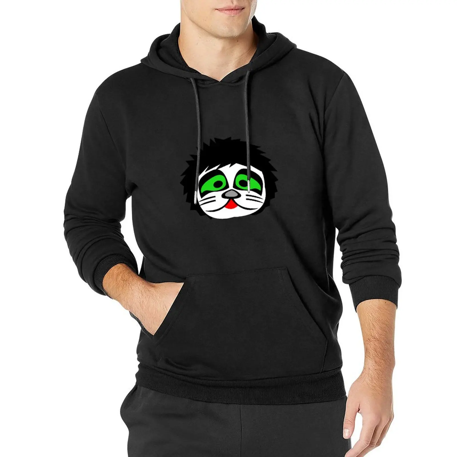 

KISS - Catman Chibi Pullover Hoodie anime clothing japanese style autumn fashion men oversized hoodie