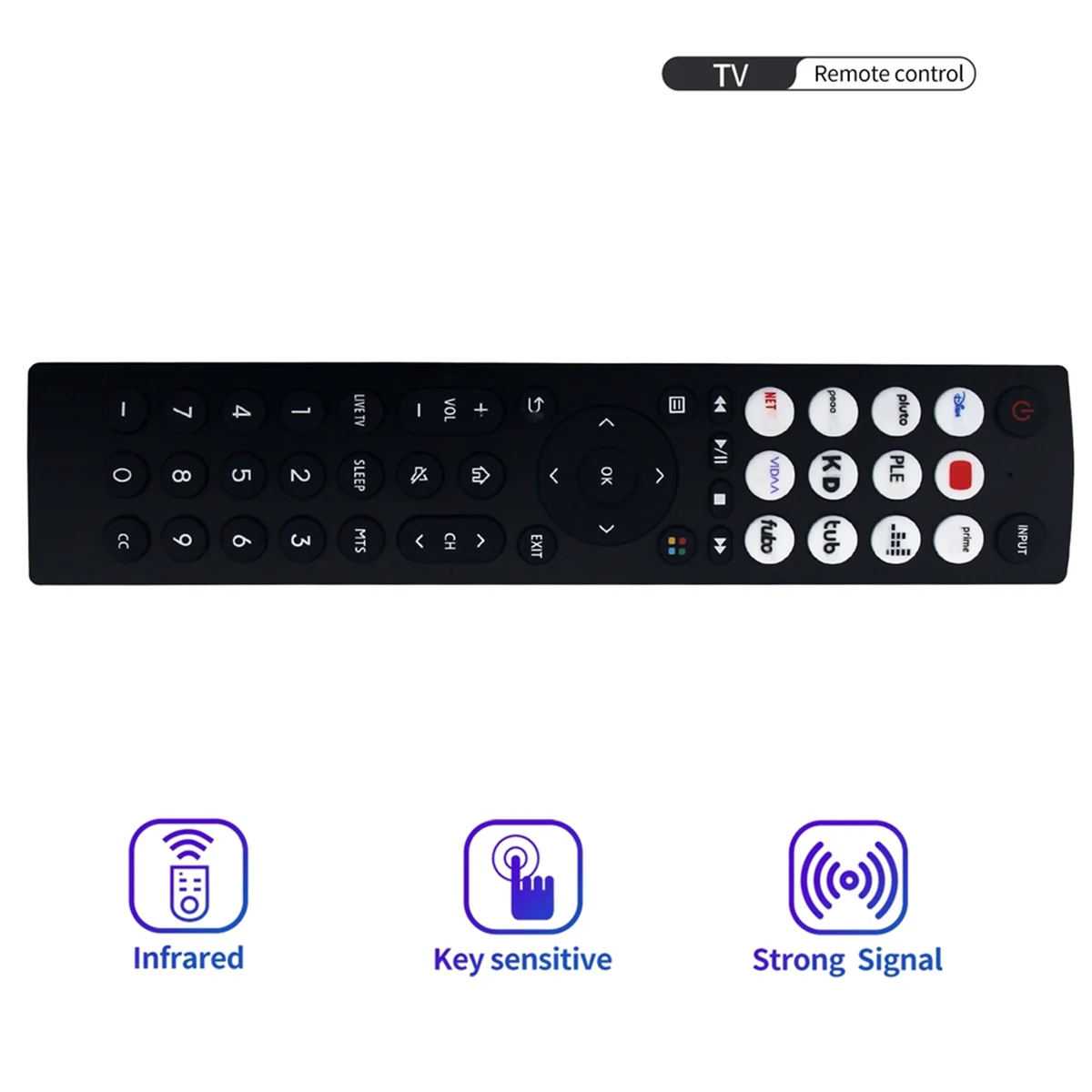 

EN2D36H Remote Control for Hisense Smart TV 40A35HUV 43A6GV 32A45GV 50A6GV 65A6GV 43A45GV 55A6GV 32A35HUV 43A35HUV&A22K