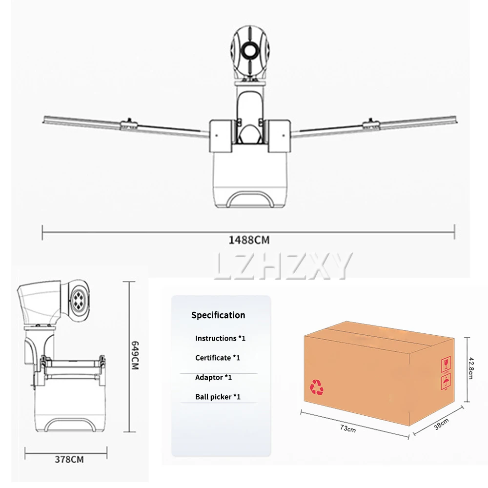 Table Tennis Robot Ping Pong Ball Machine 60W Regulation Ping Pong Balls Automatic Table Tennis Training Machine for Training