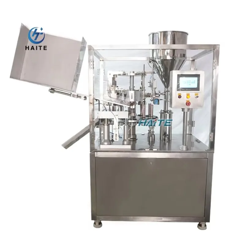 Soft Tube Filling Sealing Machine For Toothpaste Creams Cosmetics Lotions Shampoos Various Sizes Available