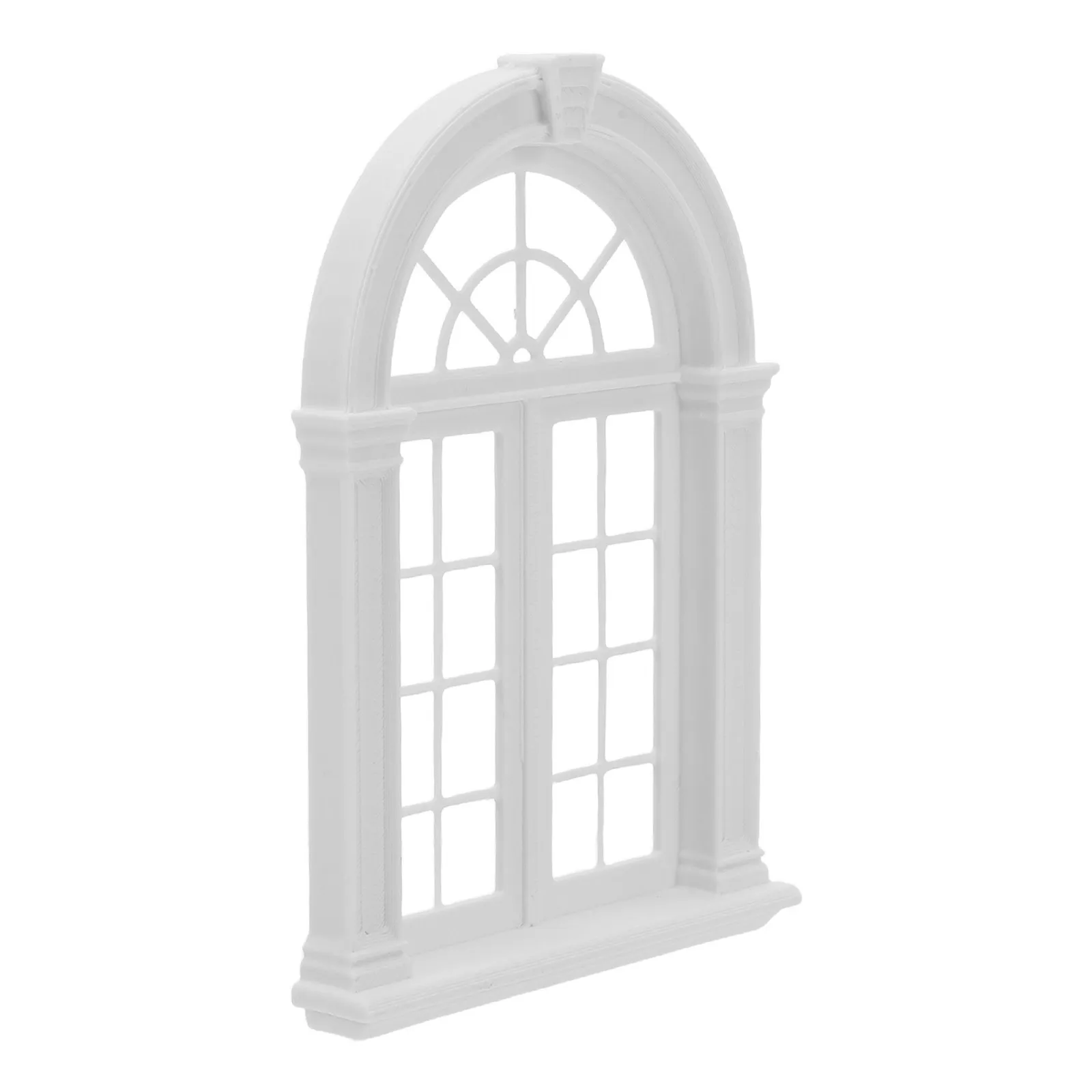 

Miniature Dollhouse Window Frames Arched Gothic Grid Panes DIY Renovation Supplies Cathedral Rustic Interior Decor Vintage