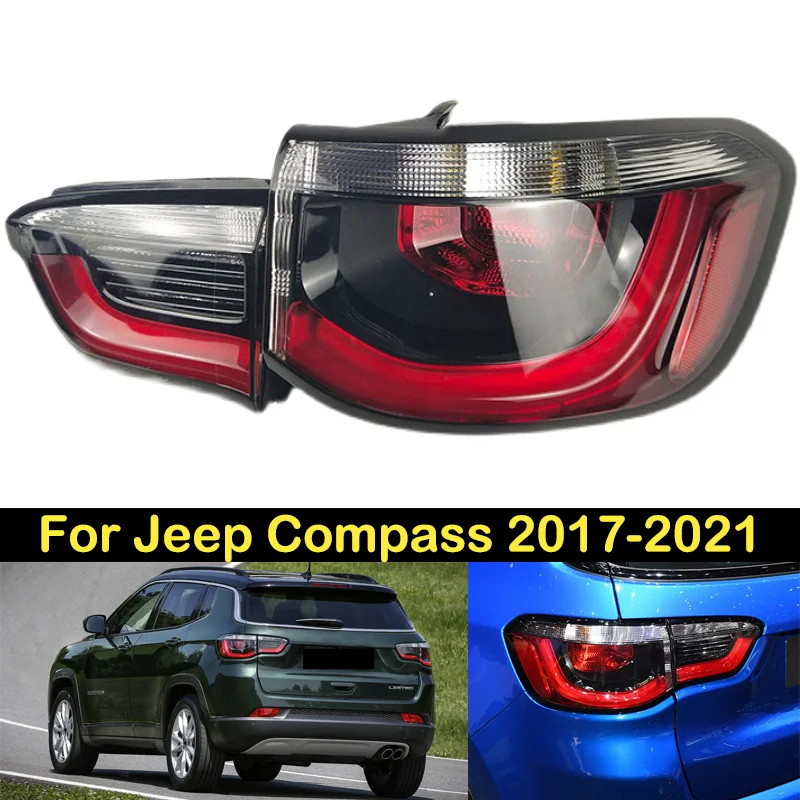 

Задний фонарь DECHO для Jeep Compass 2017 2018 2019 2020 2021Brake светильник задний бампер, задние фонари, задний фонарь в сборе