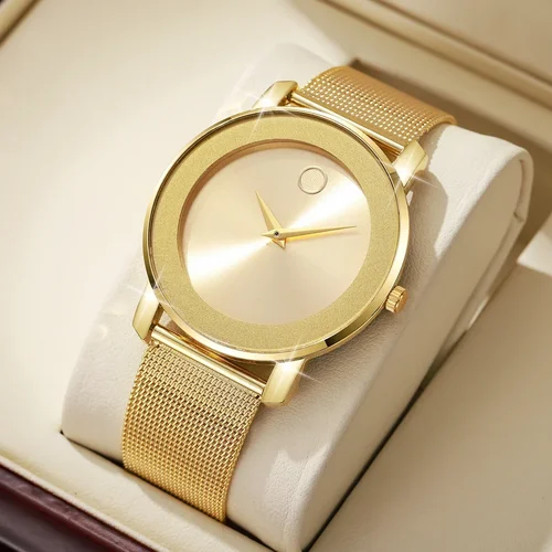 Nuevos relojes de negocios para Hombre, Reloj de lujo con banda de malla de acero, relojes de cuarzo a la moda, Reloj para Hombre, Reloj Masculino, Reloj para Hombre