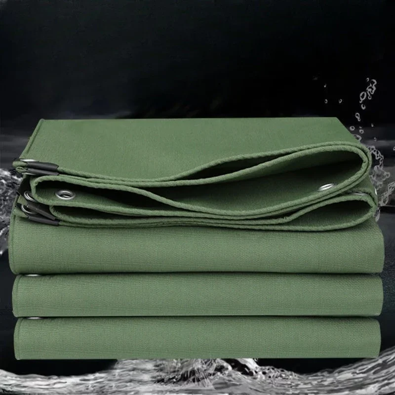 Thickened canvas tarpaulin, waterproof sunscreen rain cloth