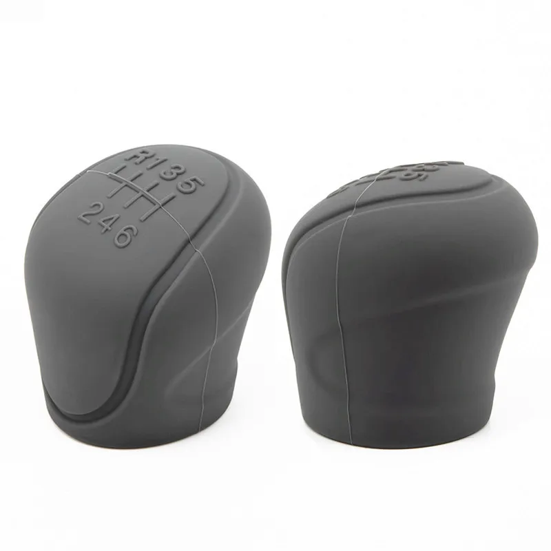 Car Silicone Gear Shift Knob Cover Gear Shift Non-Slip Grip Handle Protective Covers Manual  Car Interior Accessories